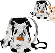 Pet Carrier Backpack | Breathable Travel Portable Cat Carrier Bag with Wide Shoulder Straps | Dog Chest Backpack Multi-Purpose with Built-in Safety Lock for Small Animals