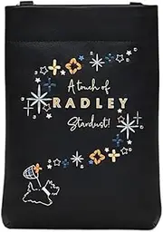 London Womens Black A Touch Of Radley Stardust Phone Cross Body Bag H8945001, Black