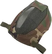 Yardwe Professional Fencing Gear Mask Mesh Outdoor Game Mask Protective Head Cover for Sportsmen