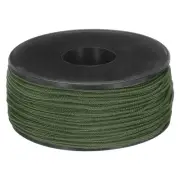 1.18mm x 164 Feet Paracord Micro Cord Rope 100 LB Braided Cord, Dark Green