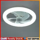 30/40/48W LED Ceiling Fans with Lights Small Ceiling Fan for Bedroom Living Room