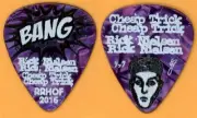 Cheap Trick Rick Nielsen PRL PURPLE BANG Guitar Pick - 2016 Rock & Roll HOF Tour