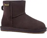 [UGG AUZLAND SHEEPSKIN] UGG Classic Mini Boots Chocolate,Sheepskin Boots Women Short Ankle Boots