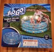 H2O GO! Inflatable Rainbow Splash Play Pool 59"x59"x21" *118 Gallons *Brand New*