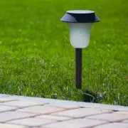 5 Pcs Solar Pathway Lights Ground Spikes for Decorations Lawn Lamp Plug