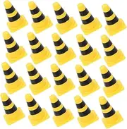 ORFOFE 50pcs Mini Traffic Cones Educational Learning for Ages Fence Accessories for Imaginative Play Develop Motor Skills Traffic Knowledge