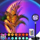 Bavcieu Sunset Lamp Projection Led Lights with Remote, 16 Colors Night Light