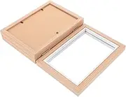Vaguelly Montessori Unbreakable Foldable Mirror for Sensory for Hand Eye Coordination Three Sided Design Ideal for Nursery and Playroom Activities