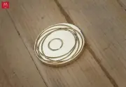 Brass Worry Coin with Intricate Design Handcrafted Stress Relief Token