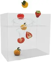 Acrylic Props Shooting Tray, Acrylic Display Case Photography Shooting Tray Deep Water Tank Aquatic Terrarium Storage Dustproof Cover Clear Multiple Sizes(40x30x50CM)