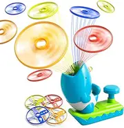 KuKuFun Outdoor Toys for Kids Boys Ages 3-5 4-8, Flying Disc Launcher Outdoor Outside Toys Gifts for 3 4 5 6 7 8 Year Old Boys Kids, Ideas Outside Outdoor Toys for Kids Toddlers Boys Ages 3-5 6-8 4-8