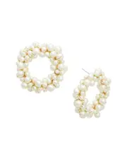 Carolina Herrera CZ Cluster Donut Earrings