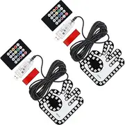 tieedhfu 2Pcs Car Finger Light With Remote Car Gadget Car Finger Light Light With Remote Funny Road Ra-ge Sign Easy Installation, OK Gesture