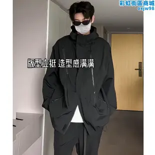 哥倫比亞三合一衝鋒衣外套男高級感春秋冬款棉服美式痞帥防水防風