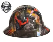 Custom Hydrographic Safety Hard Hat SKID STEER PRO CHOICE WIDE BRIM