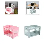 Guinea Pig Bunk Bed Small Animal Bed Small Pet Shelter Double Layer Rabbit Bed