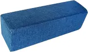 B Baosity Couch Arm Rest Pillow, Elbow Support Pillow with Removable Washable Pillowcase, Portable Armrest Cushion for Bedroom Car, Dark Blue