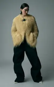 [Apparis] Petra Recycled Mongolian Fur Coat