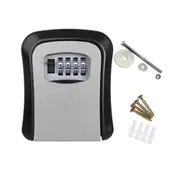 Key Lock Box Outside House Resettable Code Spare Lockbox For Home Garage Key Safes Boxes & Hideaways