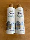 2 Dove Love Your Lasting Length Sulfate Free Shampoo 13.5oz Rice Protein