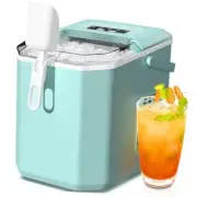 Countertop Ice Maker,Portable Ice Machine with Carry Handle,Self Green