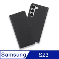 在飛比找PChome24h購物優惠-CASE SHOP Samsung S23 前收納側掀皮套-