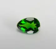 .40 Carats Natural Green Chrome Diopside Faceted Gemstone Pear CDP33