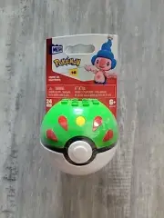 MEGA Construx Pokemon Mime Jr Poke Ball, 24 Piece Buildable Pokemon Figure