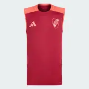 RIVER PLATE 24/25 SLEEVELESS T-SHIRT - ADIDAS JC9398 - ASK SIZE AVAILABLE
