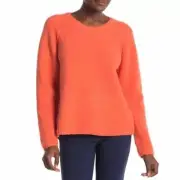 Eileen Fisher Red Lory Organic Cotton Sweater