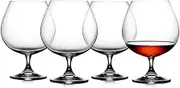 Lyngby Glass 916207 Cognac Glass Set of 4, 23.8 fl oz (690 ml), Juvel