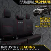 Mazda BT-50 UP - GP6 Premium Neoprene Rear Row Seat Covers (Made to Order)