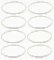 8 PCS Set Gasket Rubber O-Ring For Nutri Ninja 6 Fins, 5 Fins Blender Blade Part