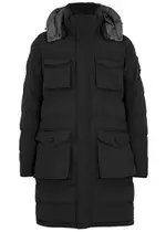 Sandbanks Branksome Quilted Shell Coat - Black - XL XL