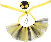 BESPORTBLE Halloween Dog Costume for Small Dogs Cosplay Bee Suit Hat Pet Fashion Garment