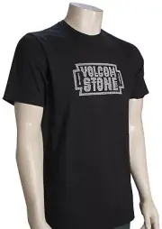 Volcom Razors Edge SS T-Shirt - Washed Black Heather - New