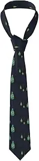 [WURTON] Beautiful Rose Gift Print Men'S Neckties Tie,Funny Novelty Neck Ties Cravat For Groom,Father, And Groomsman