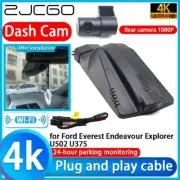 4K 2160P Wifi DVR Dash Cam Camera for Ford Everest Endeavour Explorer U502 U375