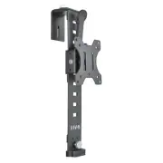 Black Office Cubicle Bracket VESA Monitor Mount Stand Hanger Attachment Adjus...