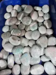 5Pcs set Nazural amazonite Palmstone Pocket Stone Healing Crystals 50-60MM Gift