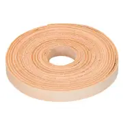 3.3 Yards 10mm Flat Leather Cord Leather Lacing Strips for DIY Crafts Pure Brown