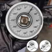2Pcs/1Pc Torque Angle Gauge Tool with Wrench 360° Adjustable Professional Leko