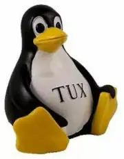 Linux Penguin Official Open Source Mascot Statue 5" tall Tux 84492