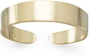 [JewelryWeb] 4mm 14 carat Gold Plated toe ring