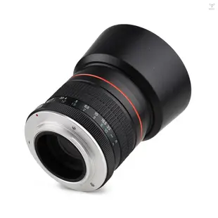 安多爾85mm F1.8大光圈中長焦全畫幅人像相機鏡頭手動對焦7組10元素EF支架用於風景建築產品運動攝影波特