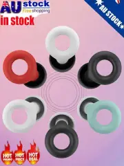 Ultra Soft Silicone Ear Plug Noise Reduction Flexible Reusable Sleep Plugs ET