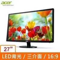 在飛比找PChome商店街優惠-ACER S271HL (Dbid ) VA廣視角 27吋L