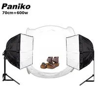 在飛比找PChome24h購物優惠-Paniko LED柔光攝影棚(70cm+600w)