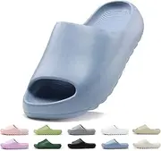[ierisf] Kids Lightweight Soft EVA Non-Slip Slides Slippers Open Toe Comfy Sandals for Toddler Boys Girls Children Bathroom Shower Summer Pool Beach Slippers