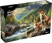 Puzzle Master Dingoes - 1000 Piece Jigsaw Puzzle for Adults - 35x25cm Jigsaw Puzzles 1000 Pieces